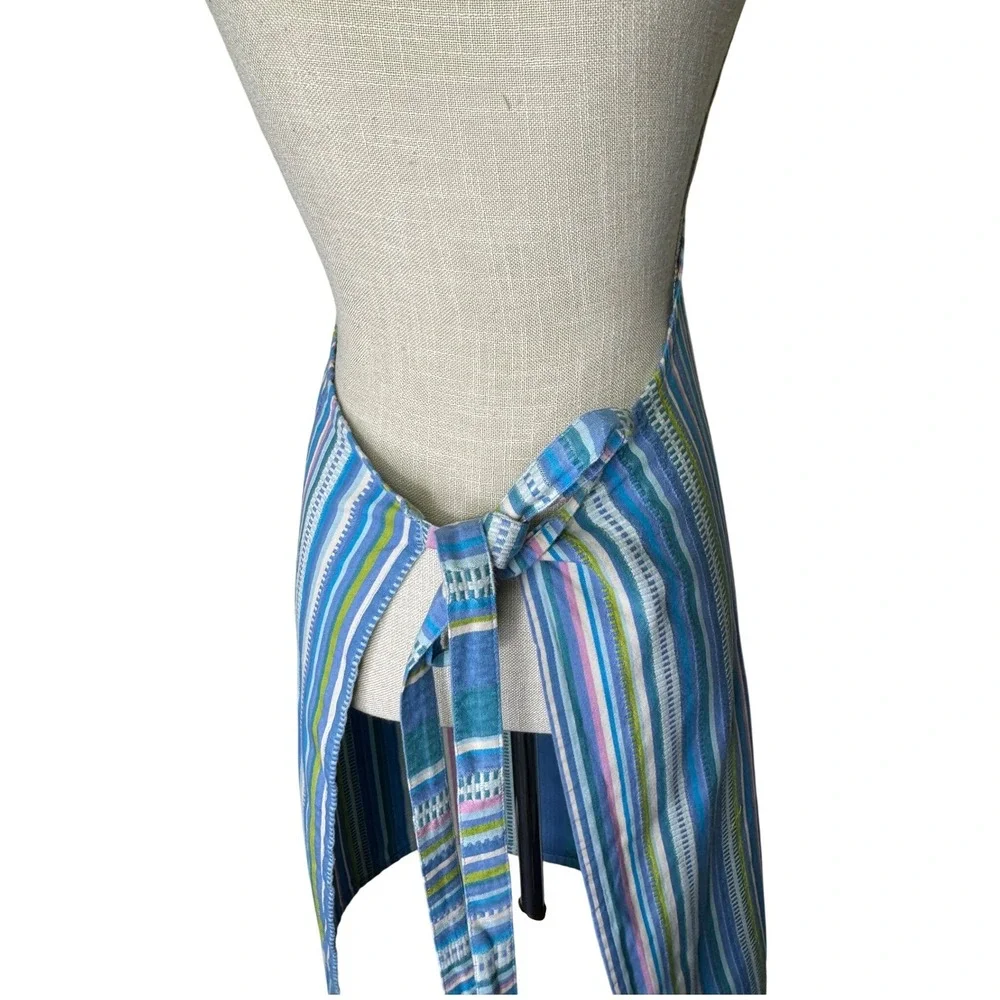 annie‎ selke Pine Cone Hill Dash & Albert Cotton Striped Apron